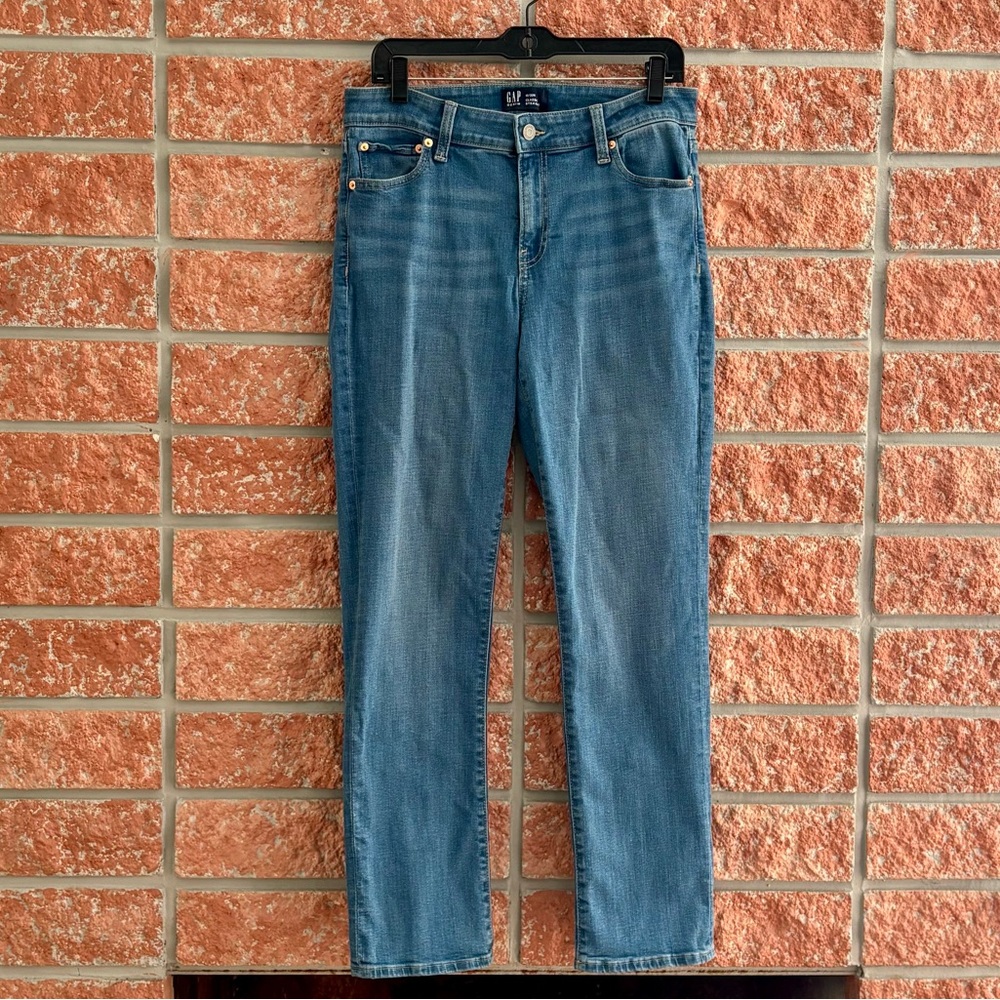 GAP Denim Classic Straight Jeans - Light Blue